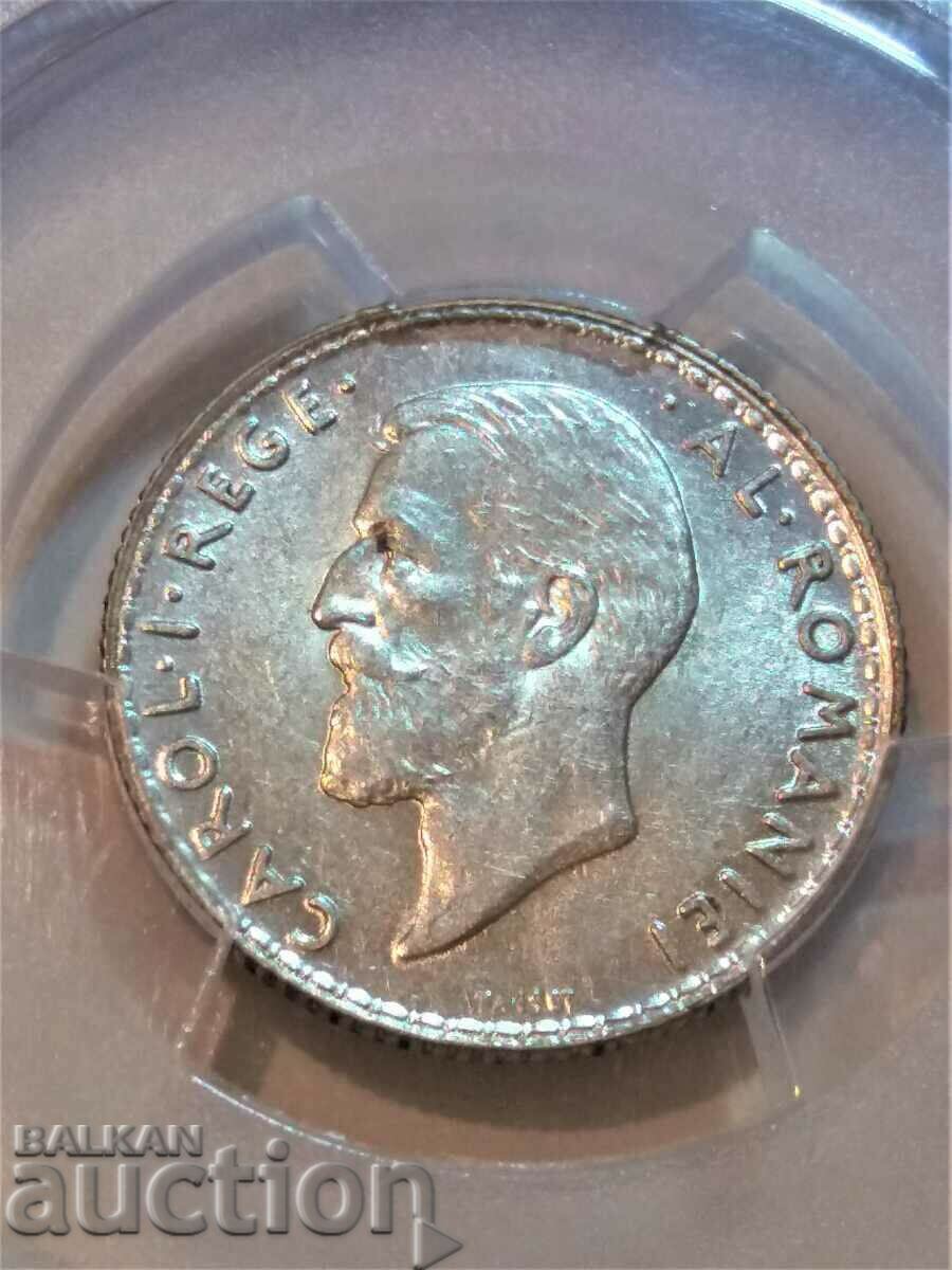 1 Lei 1910 MS 62 with price 500.00 BGN | € 255.65 1 Lei 1910 MS 62 with price 500.00 BGN | € 255.65