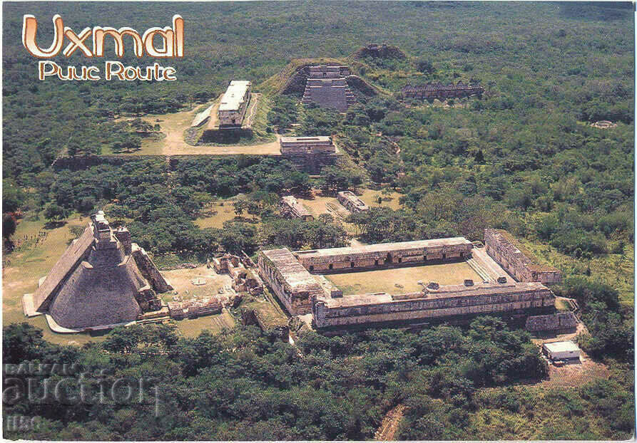 Mexic - Uxmal - Maya - oraș antic - 1997