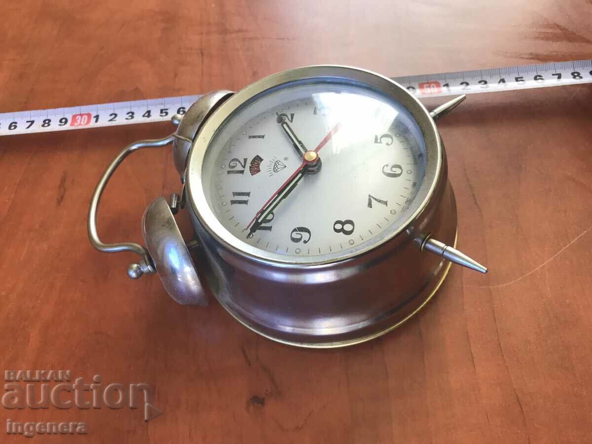 CLOCK DESK ALARM CLOCK MECHANICAL NOT WORKING with price 6.00 BGN | € 3.07 CLOCK DESK ALARM CLOCK MECHANICAL NOT WORKING with price 6.00 BGN | € 3.07