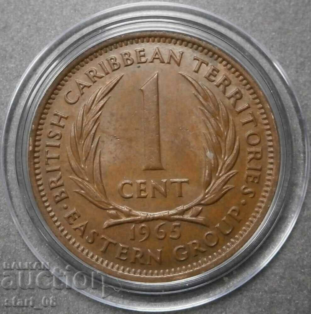 1 σεντ 1965 Ανατολική Καραϊβική