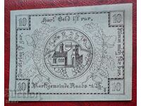 Bancnotă-Austria-D.Austria-Raabs an der Thaya-10 Heller 1920