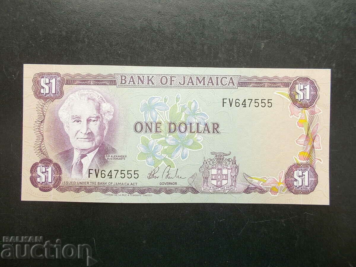 JAMAICA, 1 $, 1982, UNC