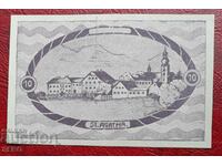 τραπεζογραμμάτιο-Αυστρία-G.Austria-Saint Agatha-10 Heller 1920