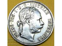 Унгария 1 флорин 1886 Франц Йозеф I  сребро