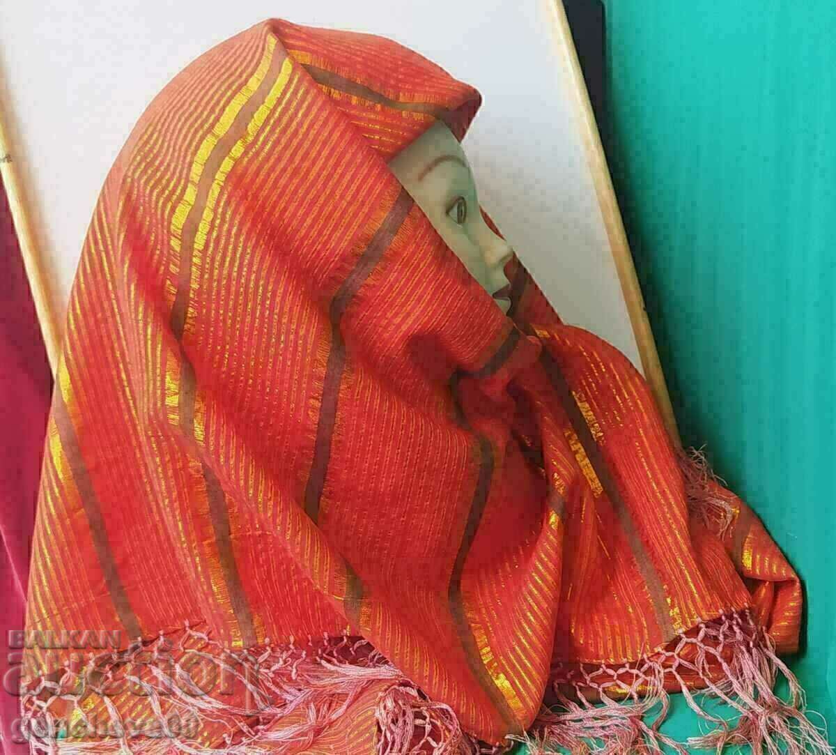 Headscarf with fringes-scarf 115cm/wear - 7