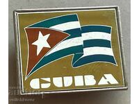 32844 Cuba country flag sign