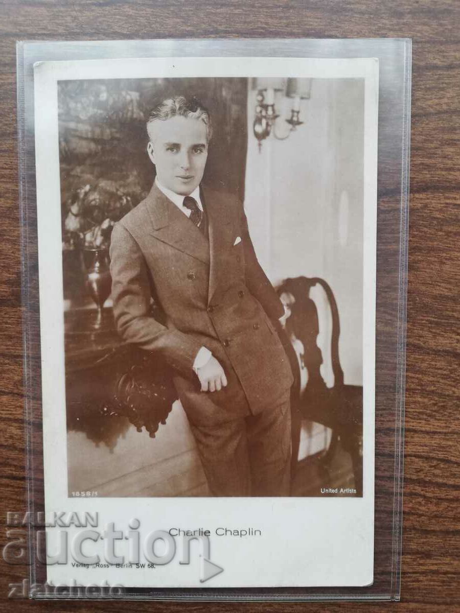 Artiști de cărți poștale - Charlie Chaplin