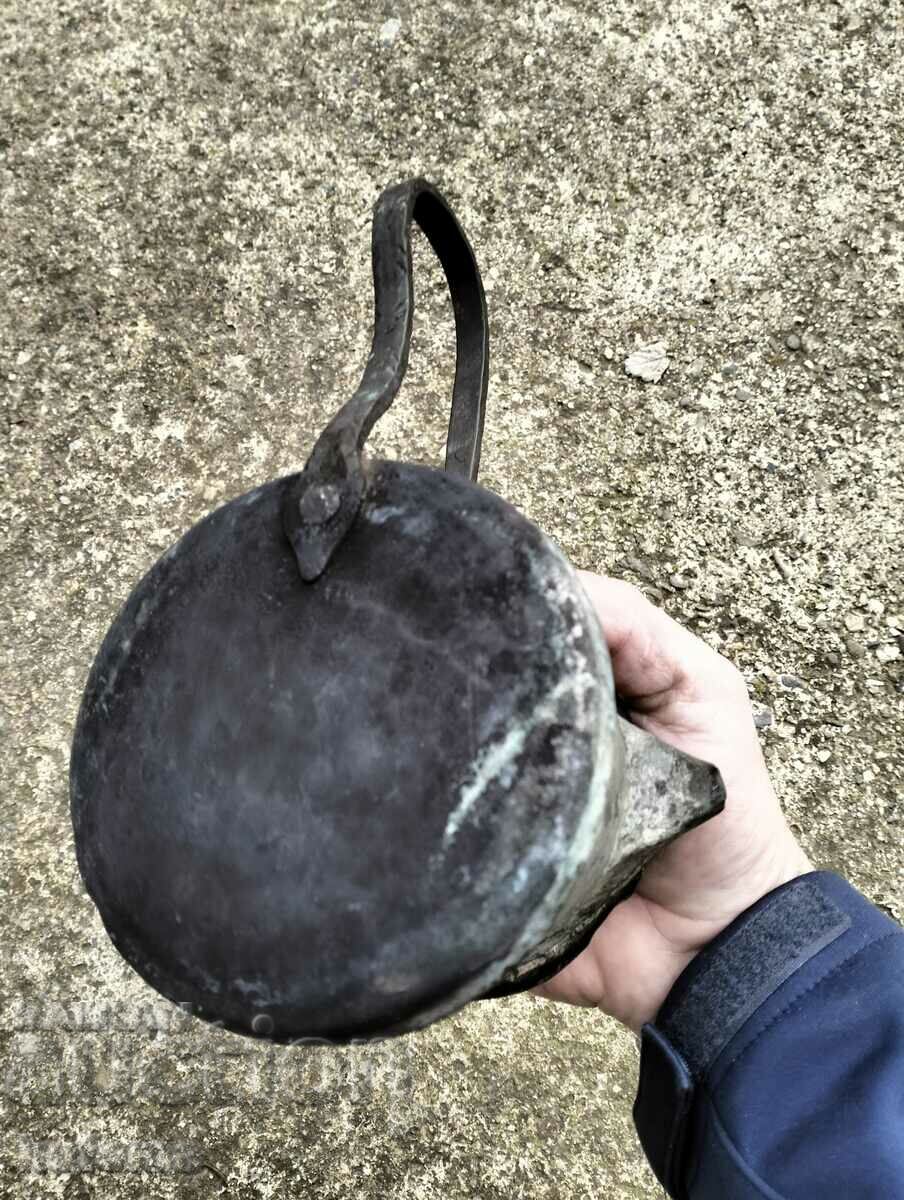 Copper cauldron kettle for heated brandy - 5 Copper cauldron kettle for heated brandy - 5