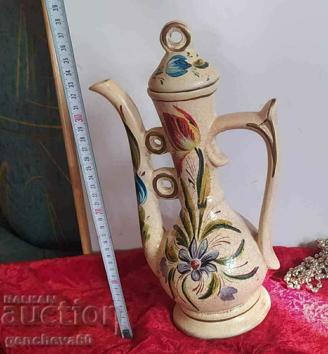 Auction Beautiful carafe jug 30cm vase for decoration Auction Beautiful carafe jug 30cm vase for decoration