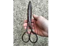 Old forged scissors from 1883
