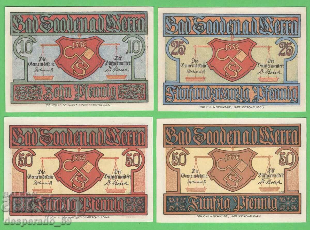 (¯`'•.¸NOTGELD (city Bad Sooden) UNC -2 pcs. banknotes¸.•'´¯) with price 12.80 BGN | € 6.54 (¯`'•.¸NOTGELD (city Bad Sooden) UNC -2 pcs. banknotes¸.•'´¯) with price 12.80 BGN | € 6.54