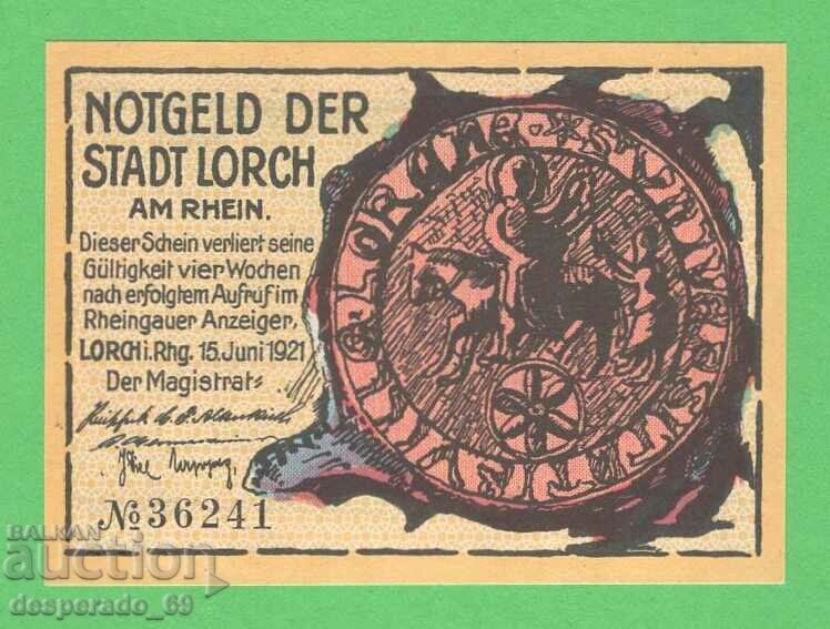 (¯`'•.¸NOTGELD (city of Lorch) 1921 UNC -25 pfennig¸.•'´¯) with price 2.60 BGN | € 1.33 (¯`'•.¸NOTGELD (city of Lorch) 1921 UNC -25 pfennig¸.•'´¯) with price 2.60 BGN | € 1.33