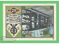 (¯`'•.¸NOTGELD (gr. Pösneck) UNC -25 pfennig¸.•'´¯)