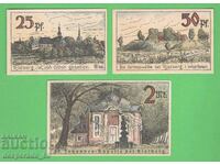 (¯`'•.¸NOTGELD (oraș. Rietberg) 1921 UNC -3 buc. bancnote¸.•'´¯)