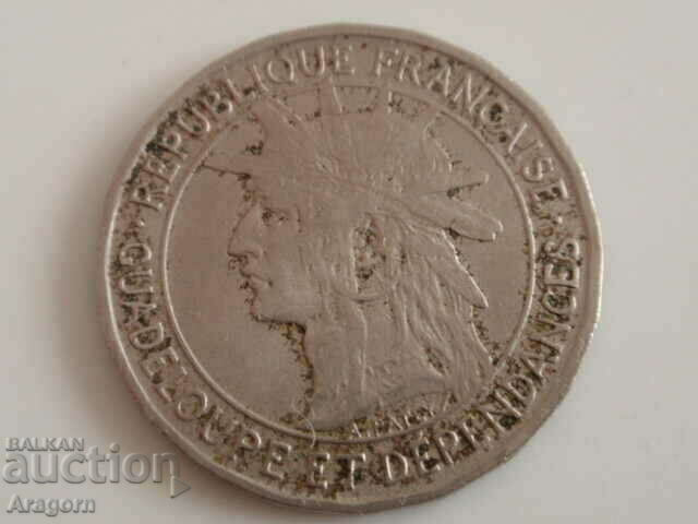 rare coin Guadeloupe 1 franc 1921; Guadeloupe with price 69.99 BGN | € 35.79 rare coin Guadeloupe 1 franc 1921; Guadeloupe with price 69.99 BGN | € 35.79