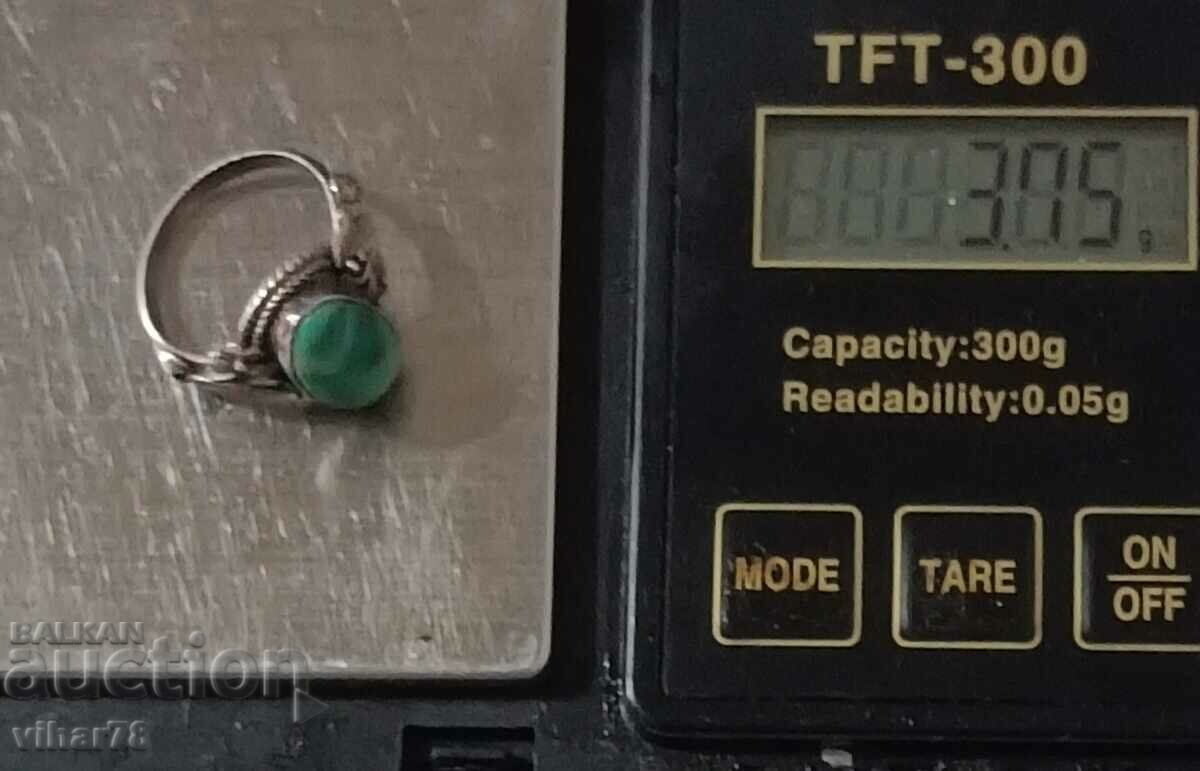 WOMEN'S SILVER RING - 5