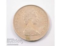 25 pence, 1981 - Marea Britanie Prințul Charles și Lady Diana