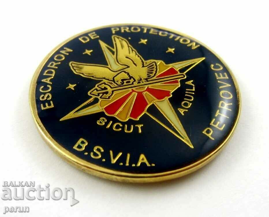 Auction Military insignia-French squadron-NATO Mission in Macedonia Auction Military insignia-French squadron-NATO Mission in Macedonia