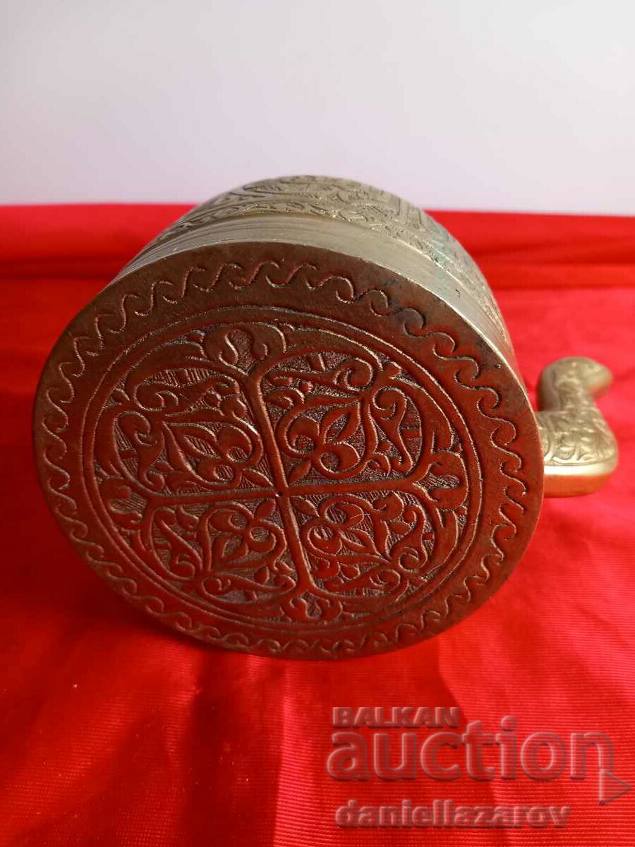 Very Rare Bronze OTTOMAN TUGRA Teapot - 5