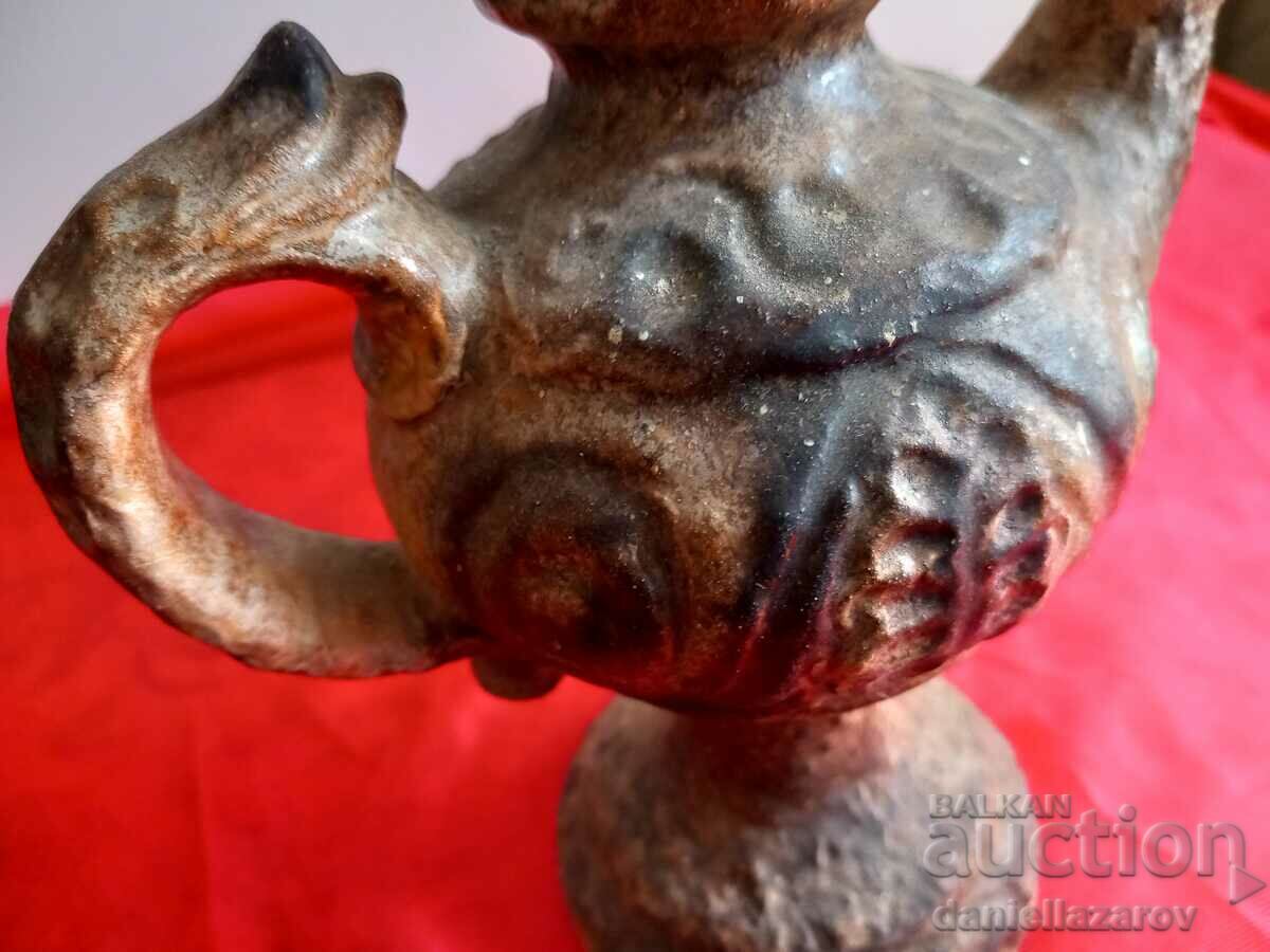 Аукцион Авторска Керамична Маслена Лампа , Маркирана Аукцион Авторска Керамична Маслена Лампа , Маркирана