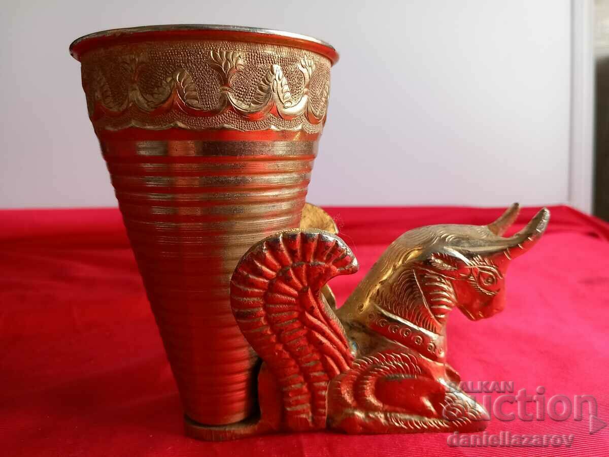 Old PERSIAN Riton Cup with Gilt, RITON with price 280.00 BGN | € 143.16 Old PERSIAN Riton Cup with Gilt, RITON with price 280.00 BGN | € 143.16