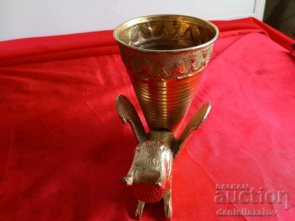 Auction Old PERSIAN Riton Cup with Gilt, RITON Auction Old PERSIAN Riton Cup with Gilt, RITON