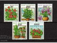 San Marino 1992 "Nature - Plants", pure series