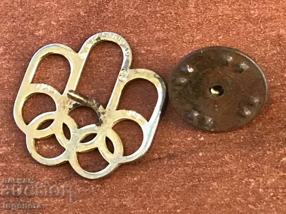 Auction BADGE METAL OLYMPICS MONTREAL 1976 SPORTS Auction BADGE METAL OLYMPICS MONTREAL 1976 SPORTS