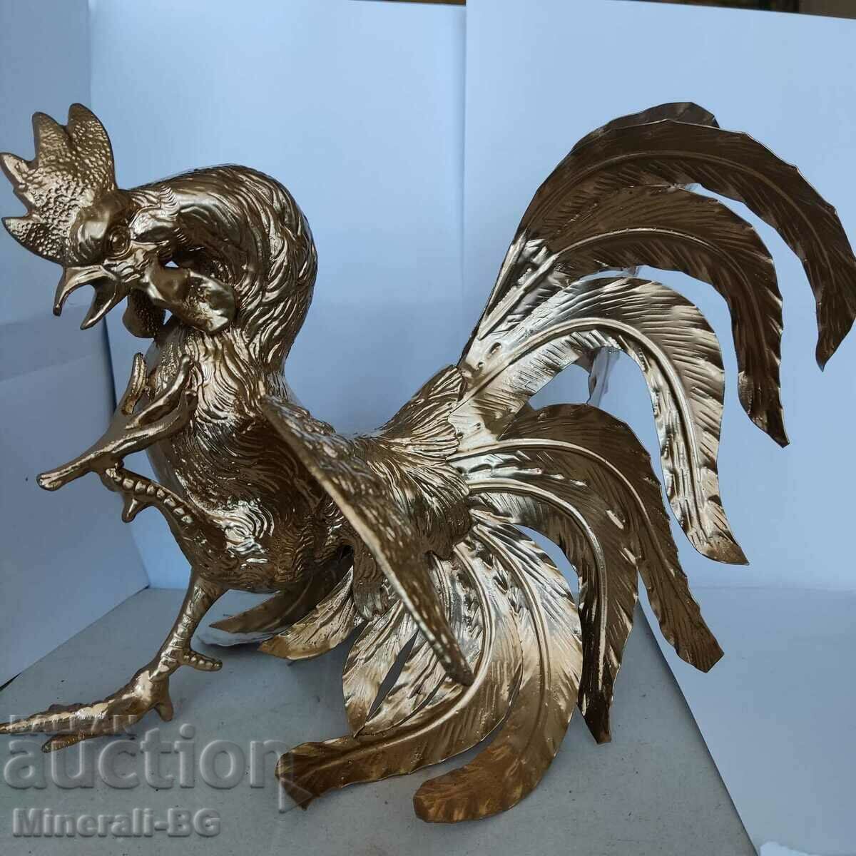 Bronze rooster.