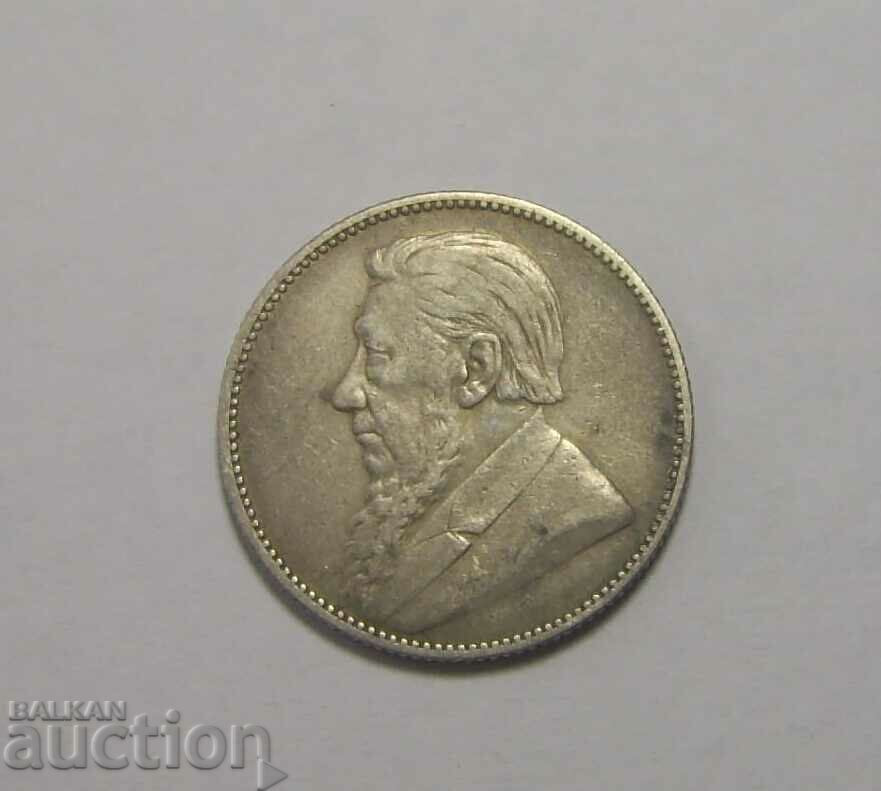 Africa de Sud 1 șiling 1893 Argint Africa de Sud cu preț 200.00 BGN | € 102.26