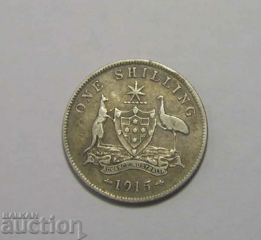 Australia 1 shilling 1915 rare