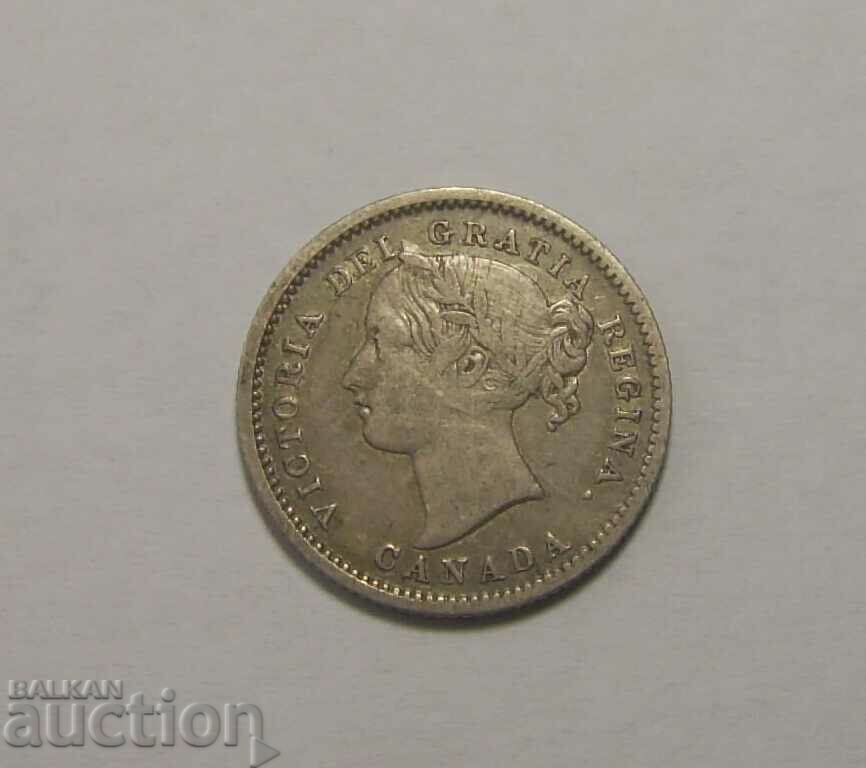 Canada 10 cents 1858 with price 75.00 BGN | € 38.35 Canada 10 cents 1858 with price 75.00 BGN | € 38.35