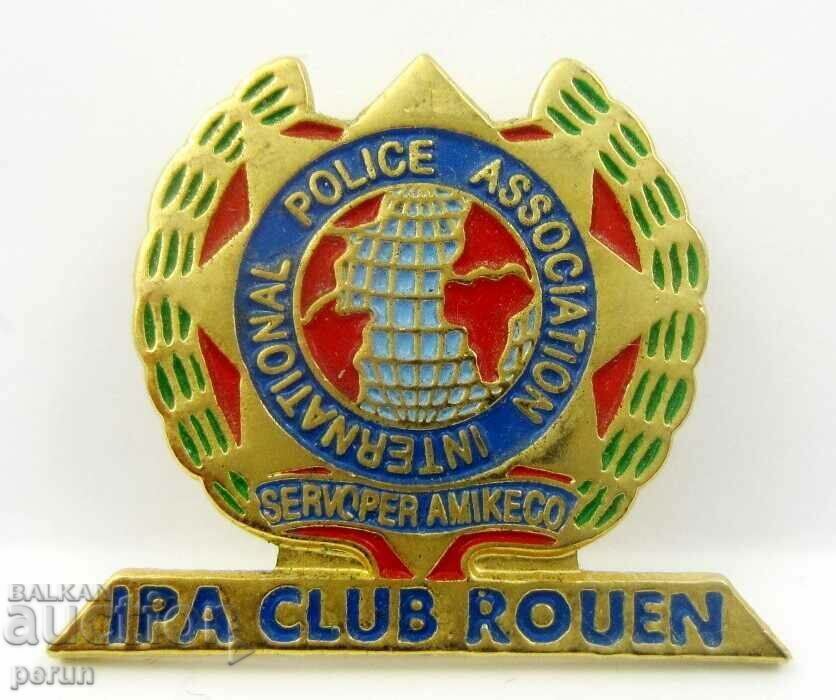 Police Badge-IPA-International Police Association