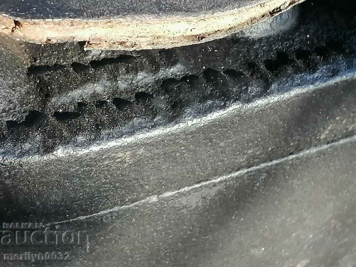 Стара немска професионална ютия на жар WW1 - 6 Стара немска професионална ютия на жар WW1 - 6