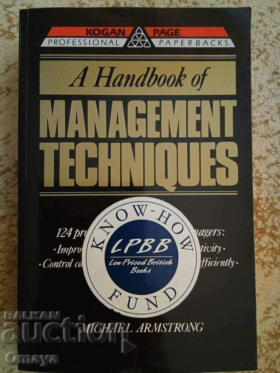 A handbook of management techniques