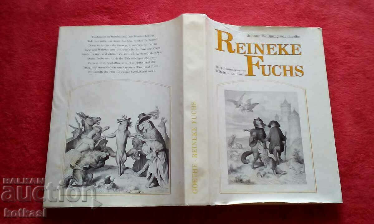 Goethe's Reineke Fuchs Hardcover Illustrations Goethe's Reineke Fuchs Hardcover Illustrations