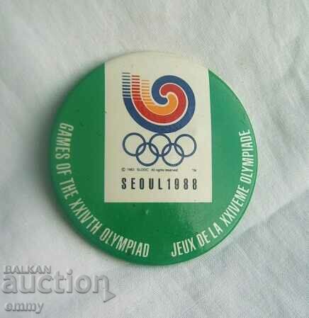 Badge large - Olympics Seoul 1988