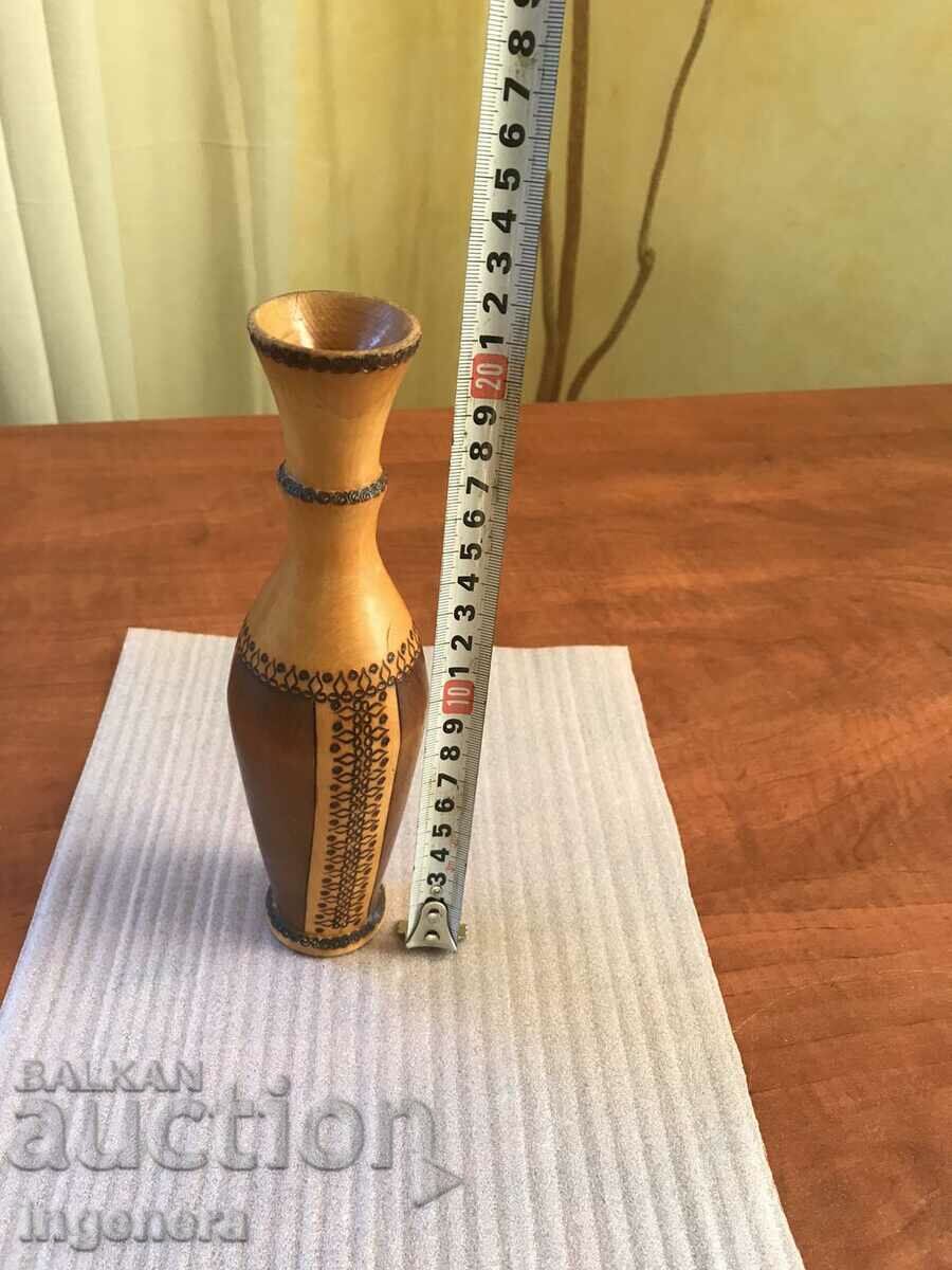 VASE VASE WOOD PYROGRAPH CARVING with price 26.00 BGN | € 13.29 VASE VASE WOOD PYROGRAPH CARVING with price 26.00 BGN | € 13.29