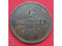 4 Doubles 1914 H Guernsey