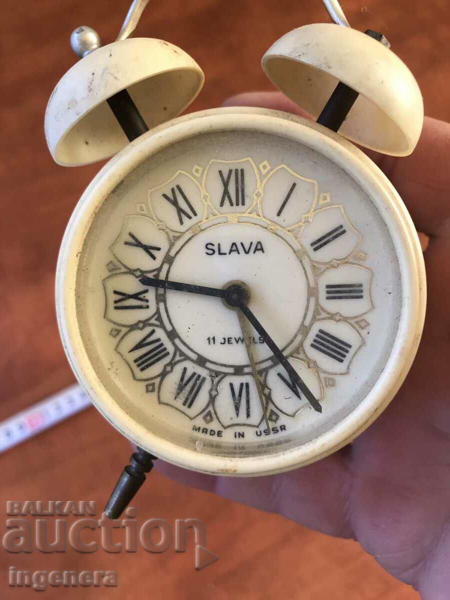 USSR DESK CLOCK MECHANICAL GLORY WORKS EXACTLY with price 45.00 BGN | € 23.01