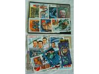 Timbre postale Cosmos URSS 1980 - 25 bucati, noi