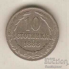 +Bulgaria 10 cenți 1888