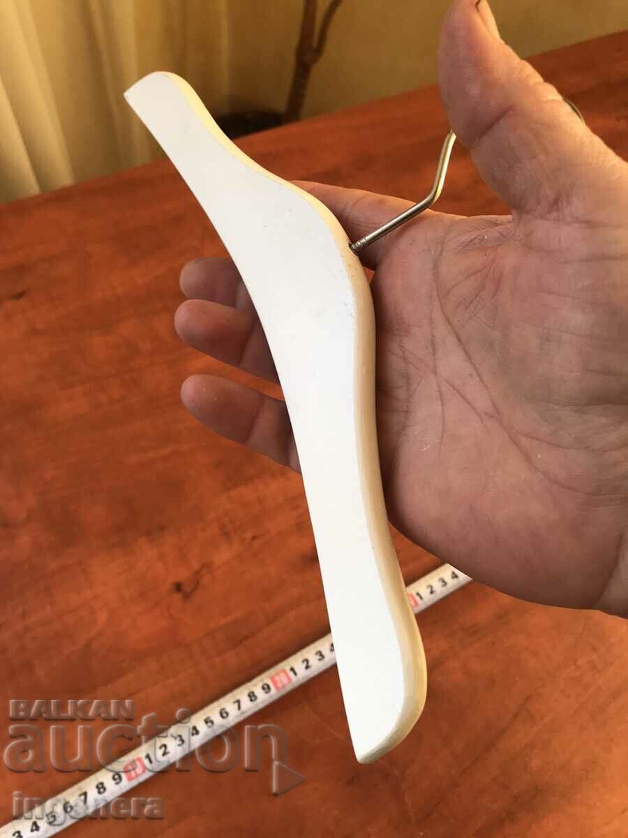 CHILDREN'S RETRO WOODEN CLOTHES HANGER with price 4.00 BGN | € 2.05 CHILDREN'S RETRO WOODEN CLOTHES HANGER with price 4.00 BGN | € 2.05