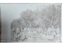 Old military photo soldiers 1917 Nis Serbia