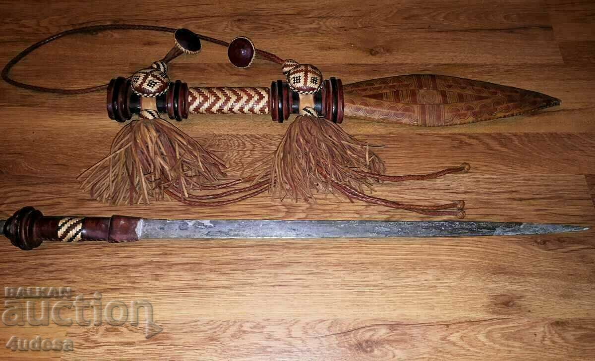 Auction  Old African sword - Afrinan saber - knife - dagger 1900