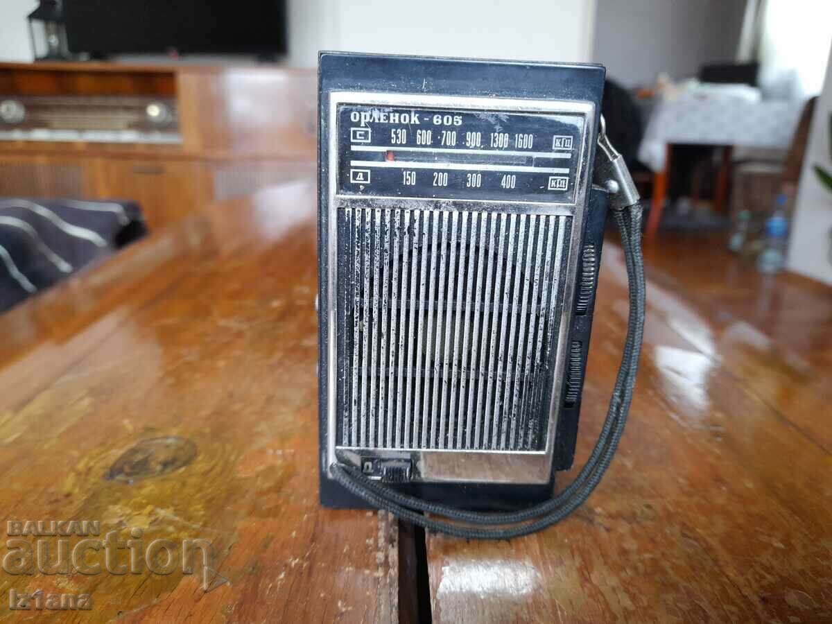 Старо радио,радиоприемник Орленок 605