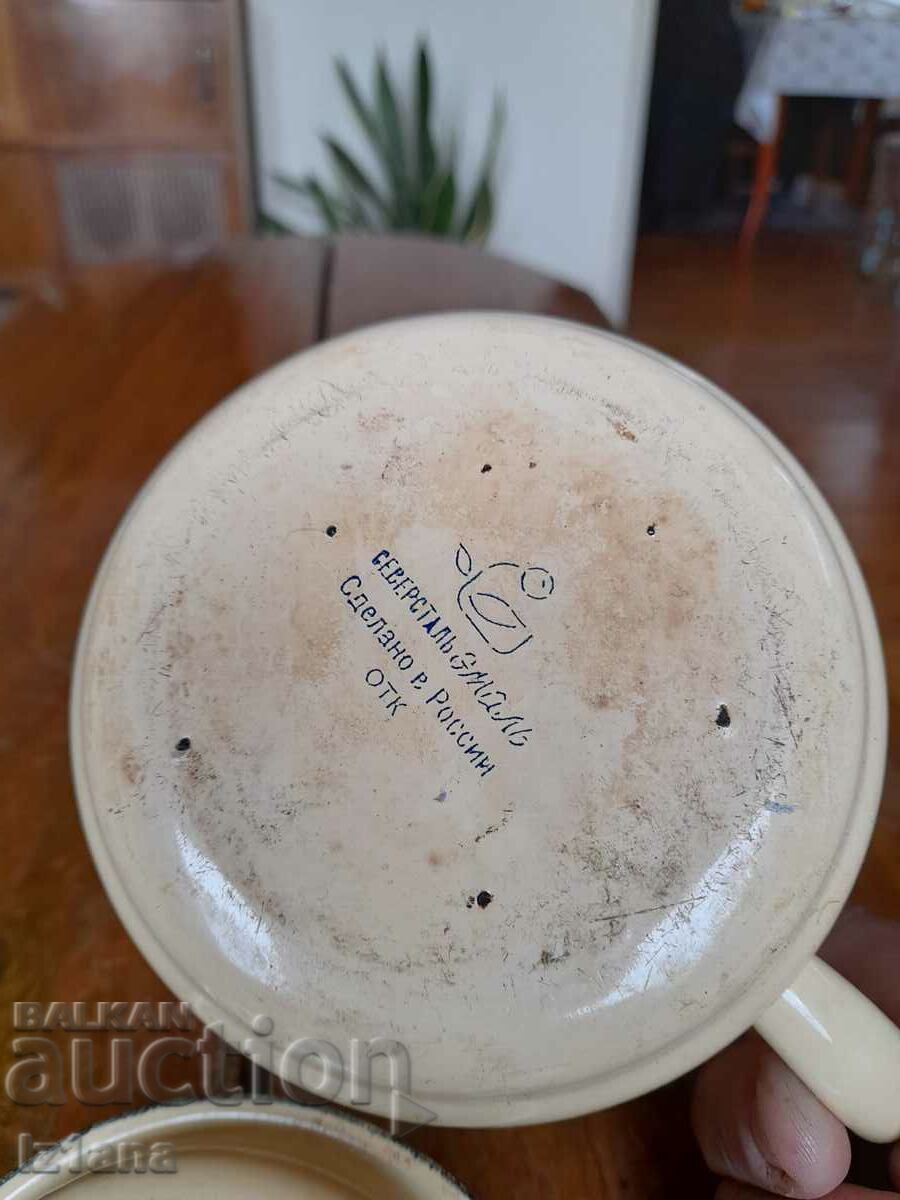 Old enamel teapot - 6 Old enamel teapot - 6