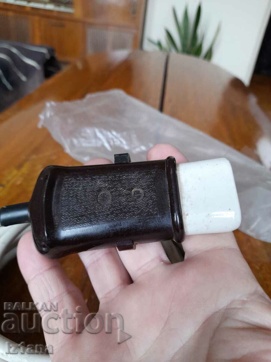 Auction Old power cord, connecting cord, plug Auction Old power cord, connecting cord, plug