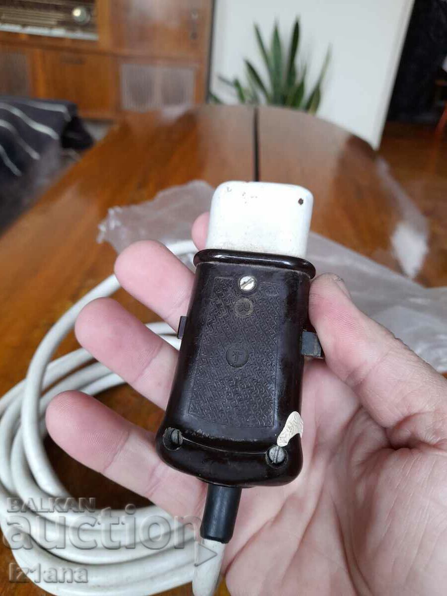 Old power cord, connecting cord, plug - 5 Old power cord, connecting cord, plug - 5