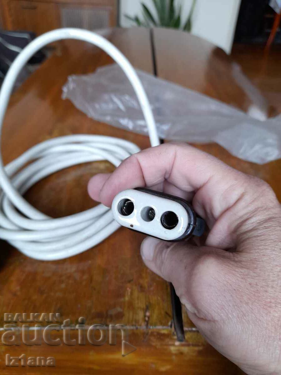 Old power cord, connecting cord, plug - 6 Old power cord, connecting cord, plug - 6